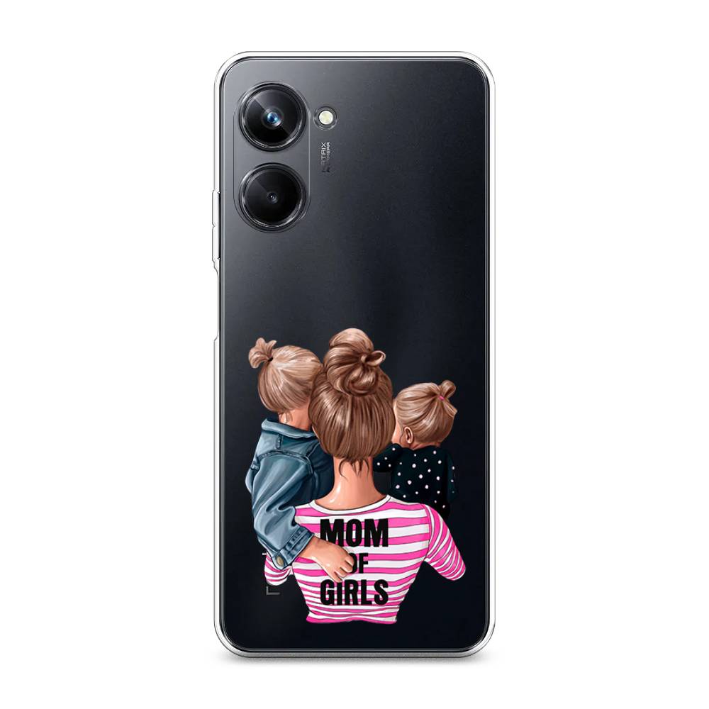 

Чехол Awog на Realme 10 Pro "Mom of Girls", Разноцветный, 2512550-6