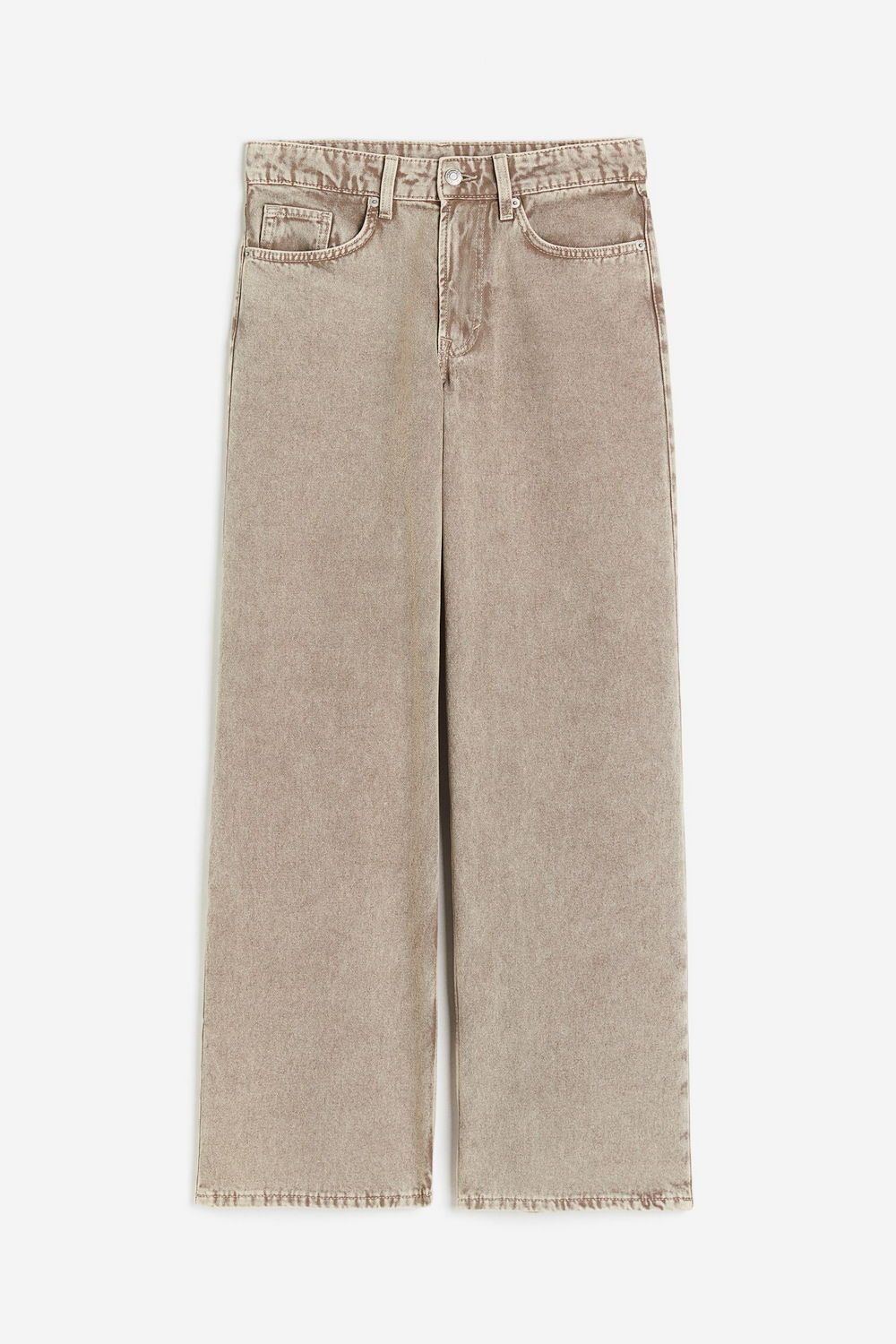 

Джинсы женские H&M 1152458 бежевые 38 EU, Бежевый, 1152458