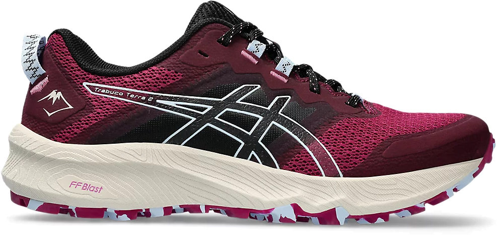 

Кроссовки женские Asics Trabuco Terra 2 бордовые 7.5 US, Бордовый, Trabuco Terra 2