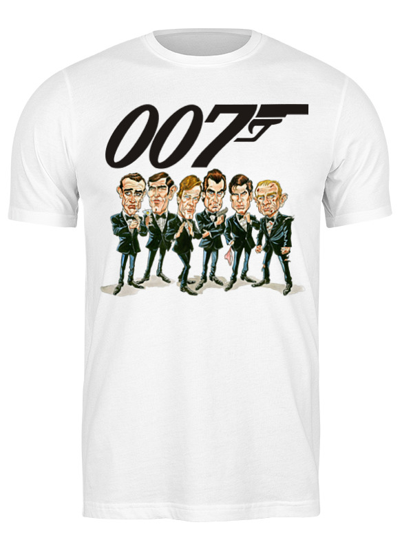 

Футболка мужская Printio James bond белая L, Белый, James bond
