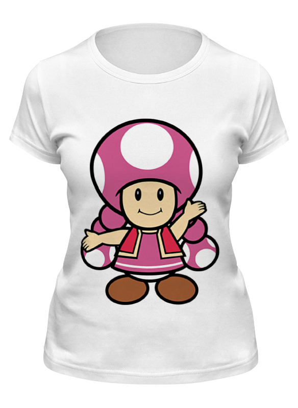 

Футболка женская Printio Toadette (mario) белая L, Белый, Toadette (mario)