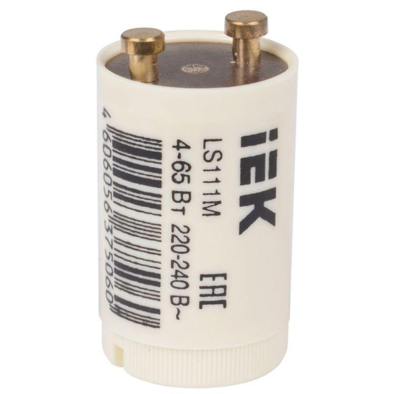 

Стартер IEK LS111M 4-65Вт 220-240В 25шт/уп LLD111-LS-65
