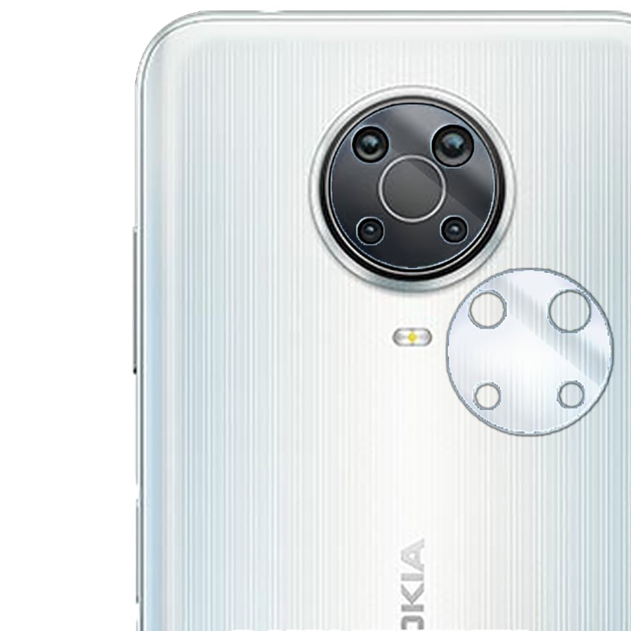 Стекло защитное гибридное для камеры Nokia G20 (2 шт.)