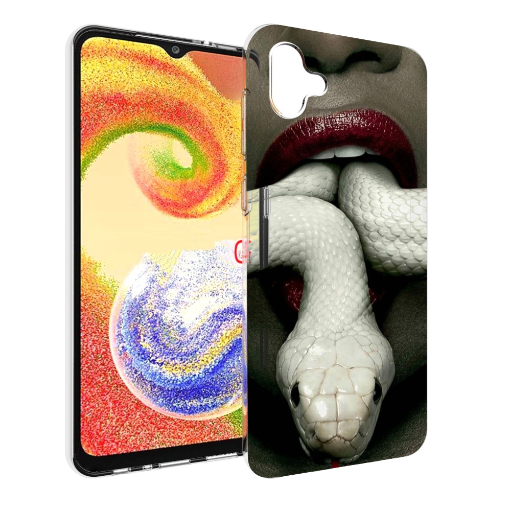 

Чехол MyPads белая-змея для Samsung Galaxy A04, Прозрачный, Tocco