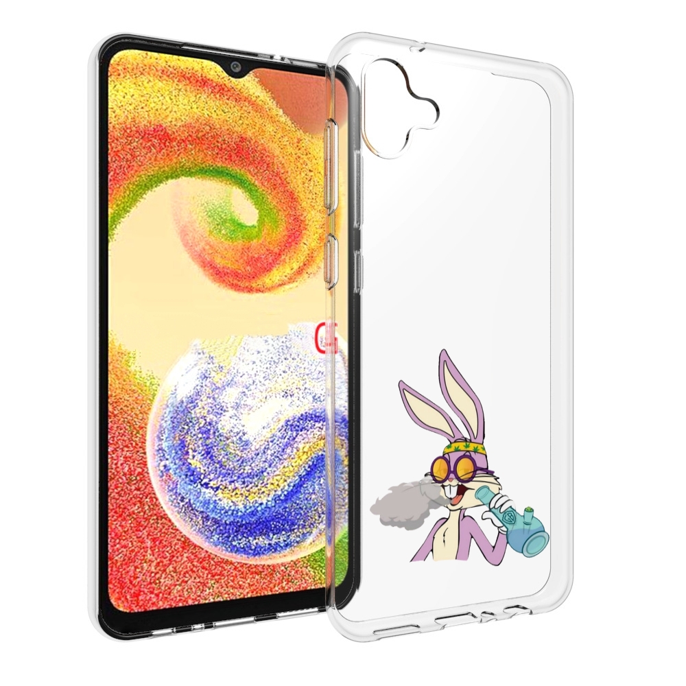 

Чехол MyPads бакс-банни-любитель-подымить для Samsung Galaxy A04, Прозрачный, Tocco
