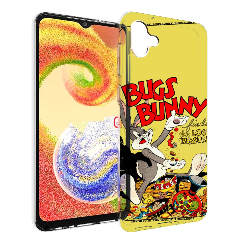 

Чехол MyPads бакс-банни-и-еда для Samsung Galaxy A04, Прозрачный, Tocco