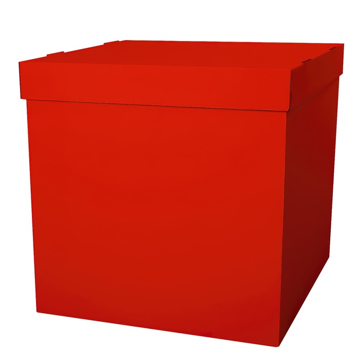 

Коробка 600х600х600, красная, с крышкой, 1шт.
