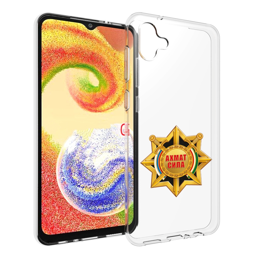 

Чехол MyPads ахмат сила для Samsung Galaxy A04, Прозрачный, Tocco