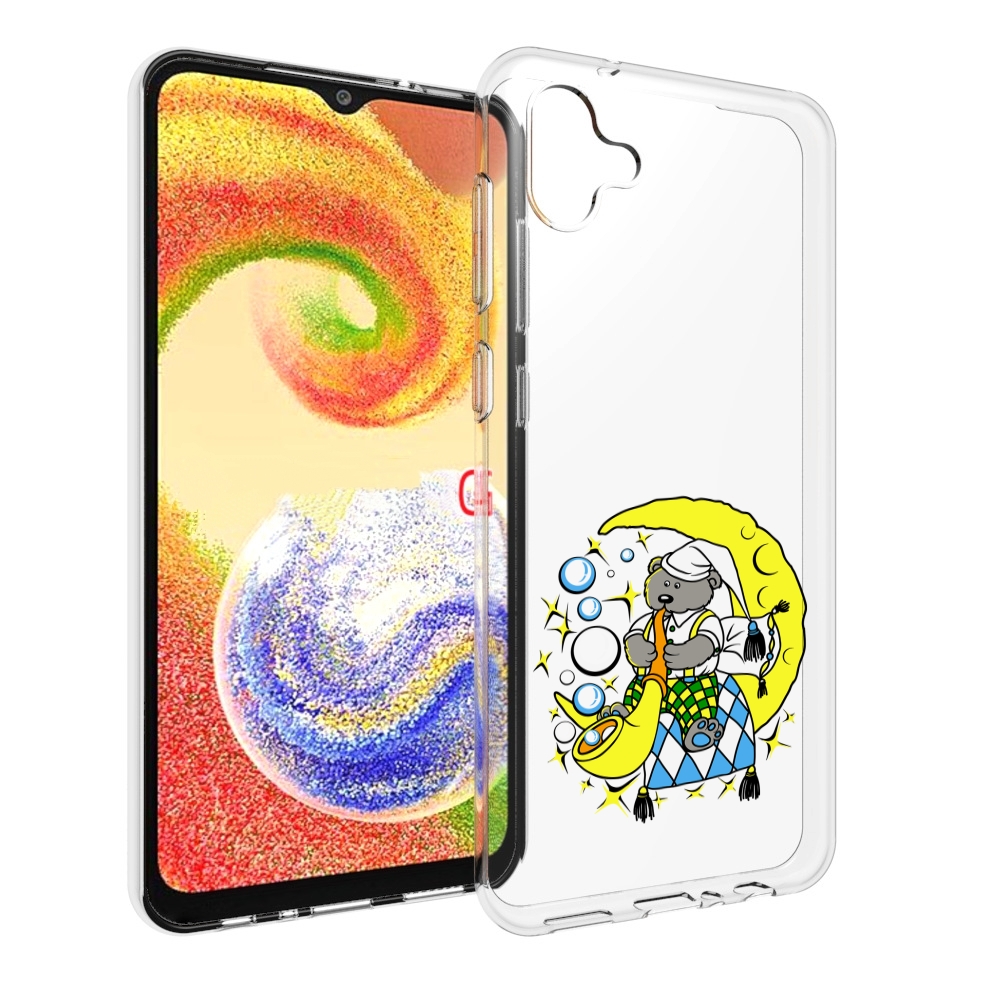 

Чехол MyPads Сырная луна для Samsung Galaxy A04, Прозрачный, Tocco