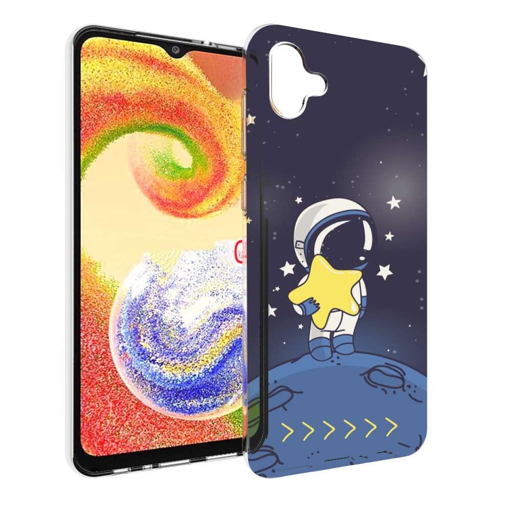 Чехол MyPads астронавт с звездочкой для Samsung Galaxy A04