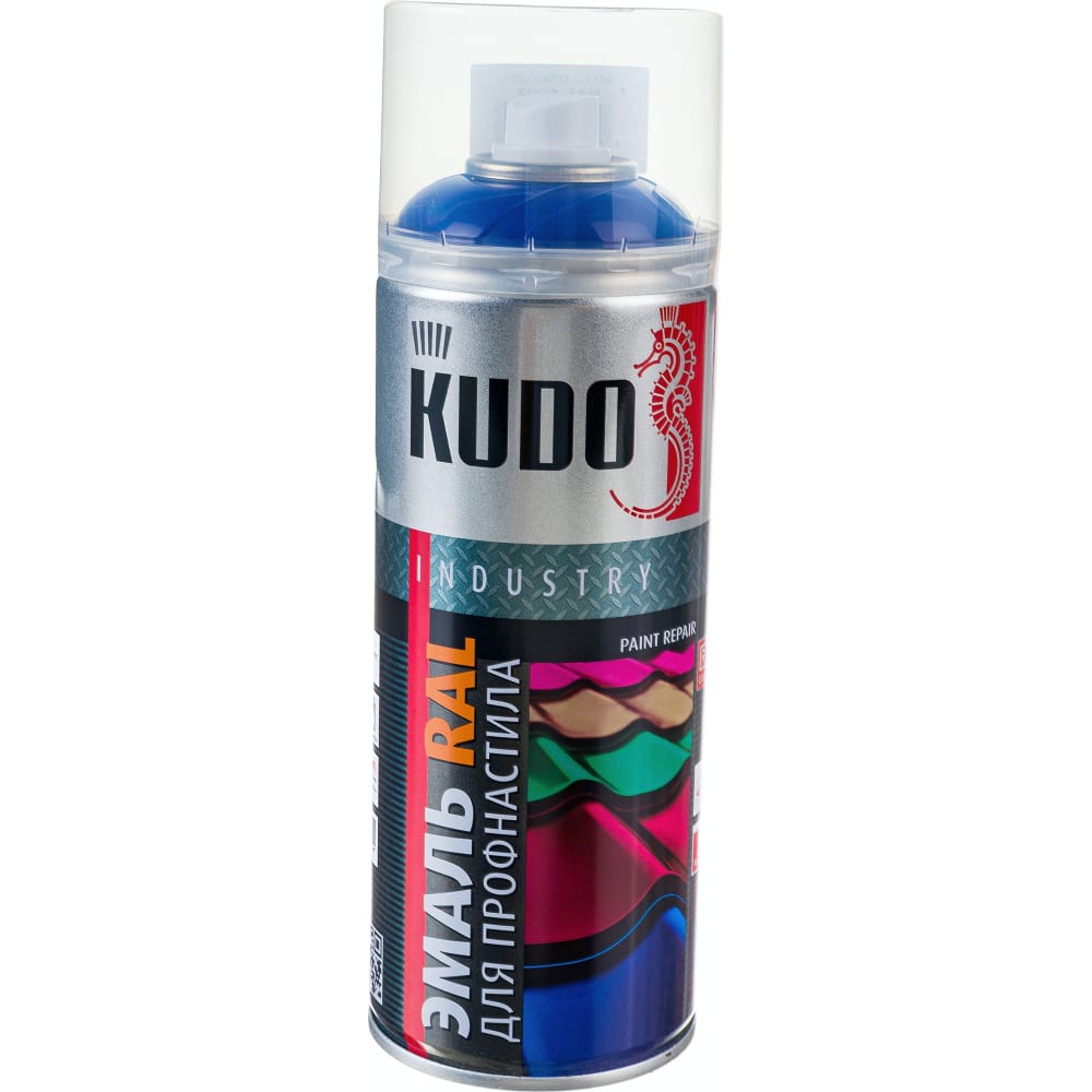 фото Эмаль для металлочерепицы kudo ku-05002r ral5002 ультрамариново-синий 11605281
