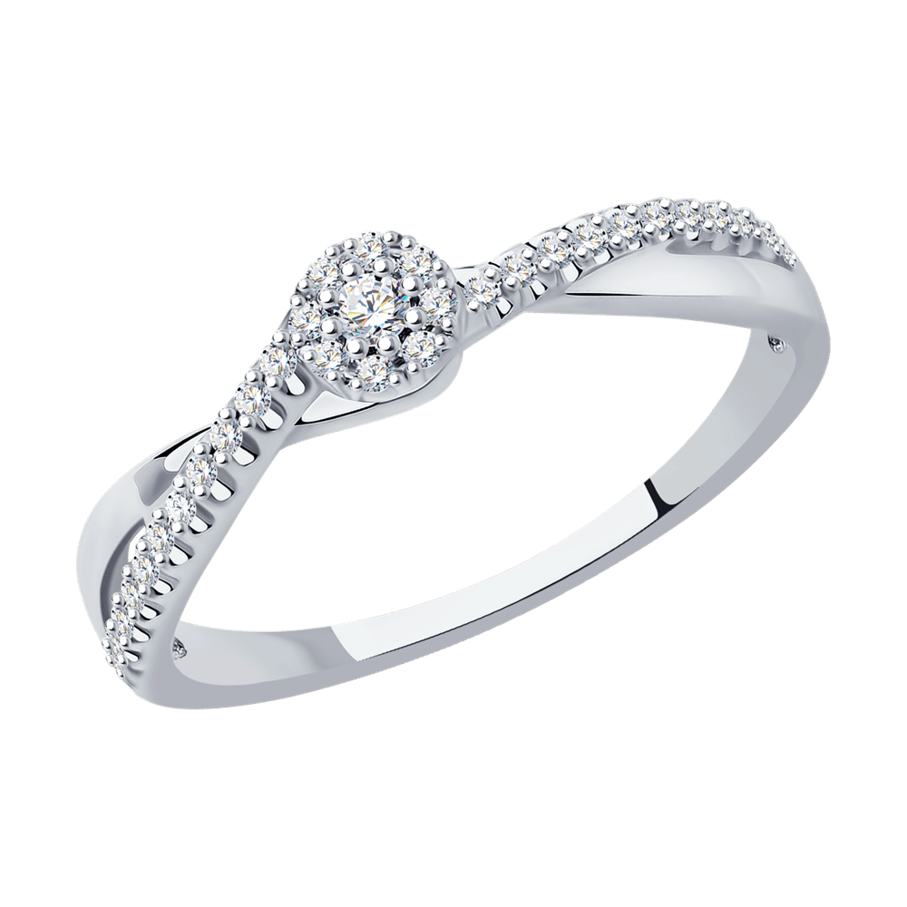 

Кольцо из золота р. , SOKOLOV Diamonds 1012279-3, бриллиант, 1012279-3