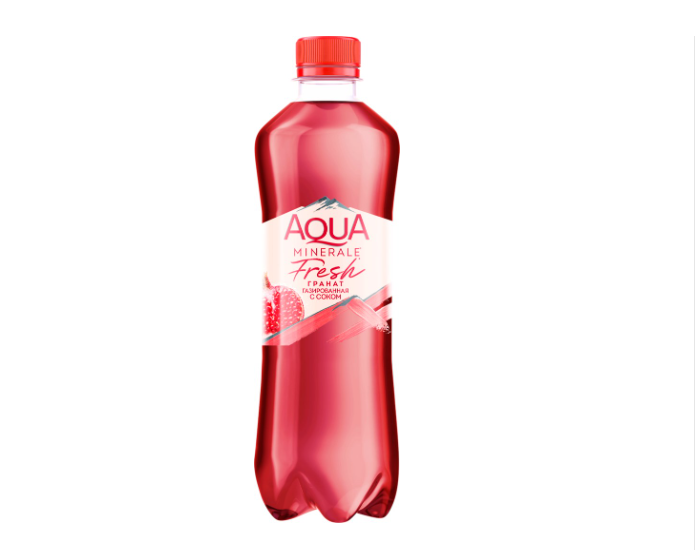 Вода питьевая Aqua Minerale Juicy среднегазированная со вкусом граната 0,5 л