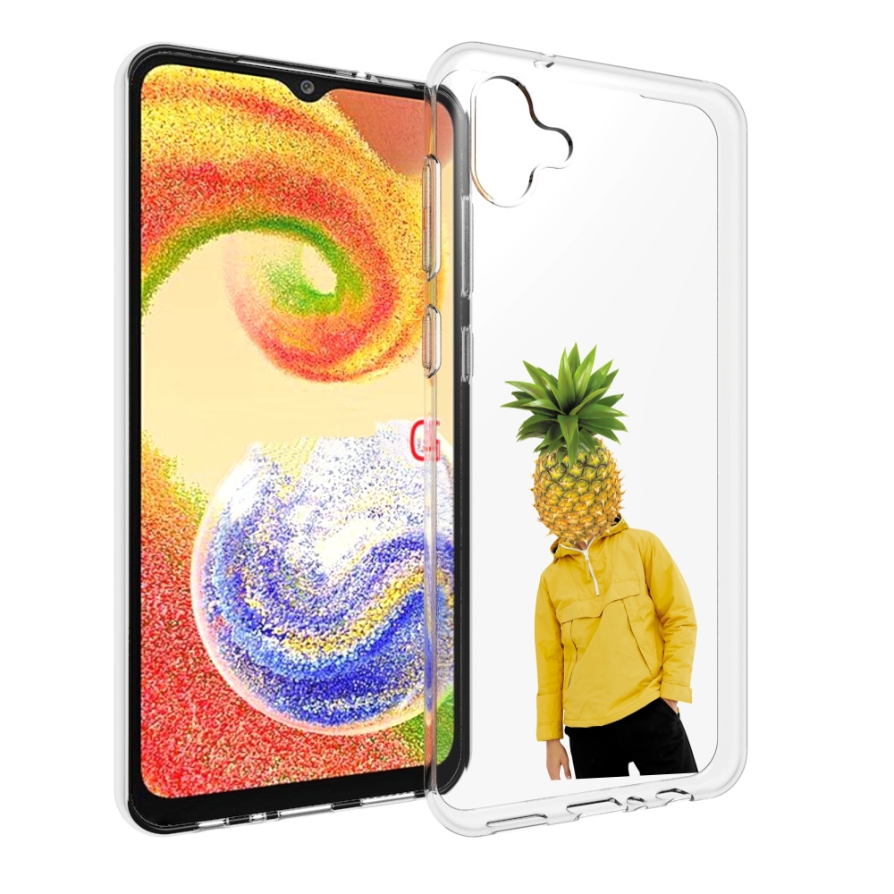 

Чехол MyPads ананасовая-голова для Samsung Galaxy A04, Прозрачный, Tocco