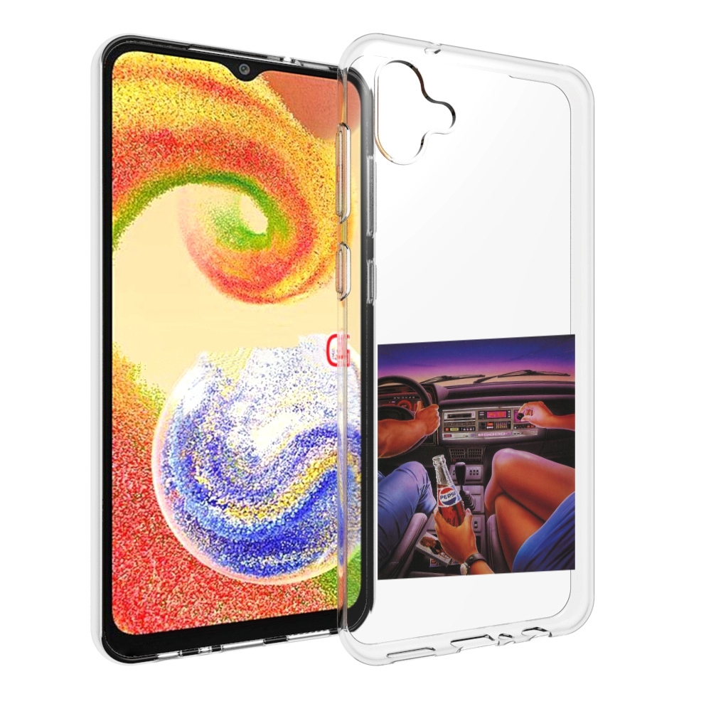

Чехол MyPads американская машина салон для Samsung Galaxy A04, Прозрачный, Tocco