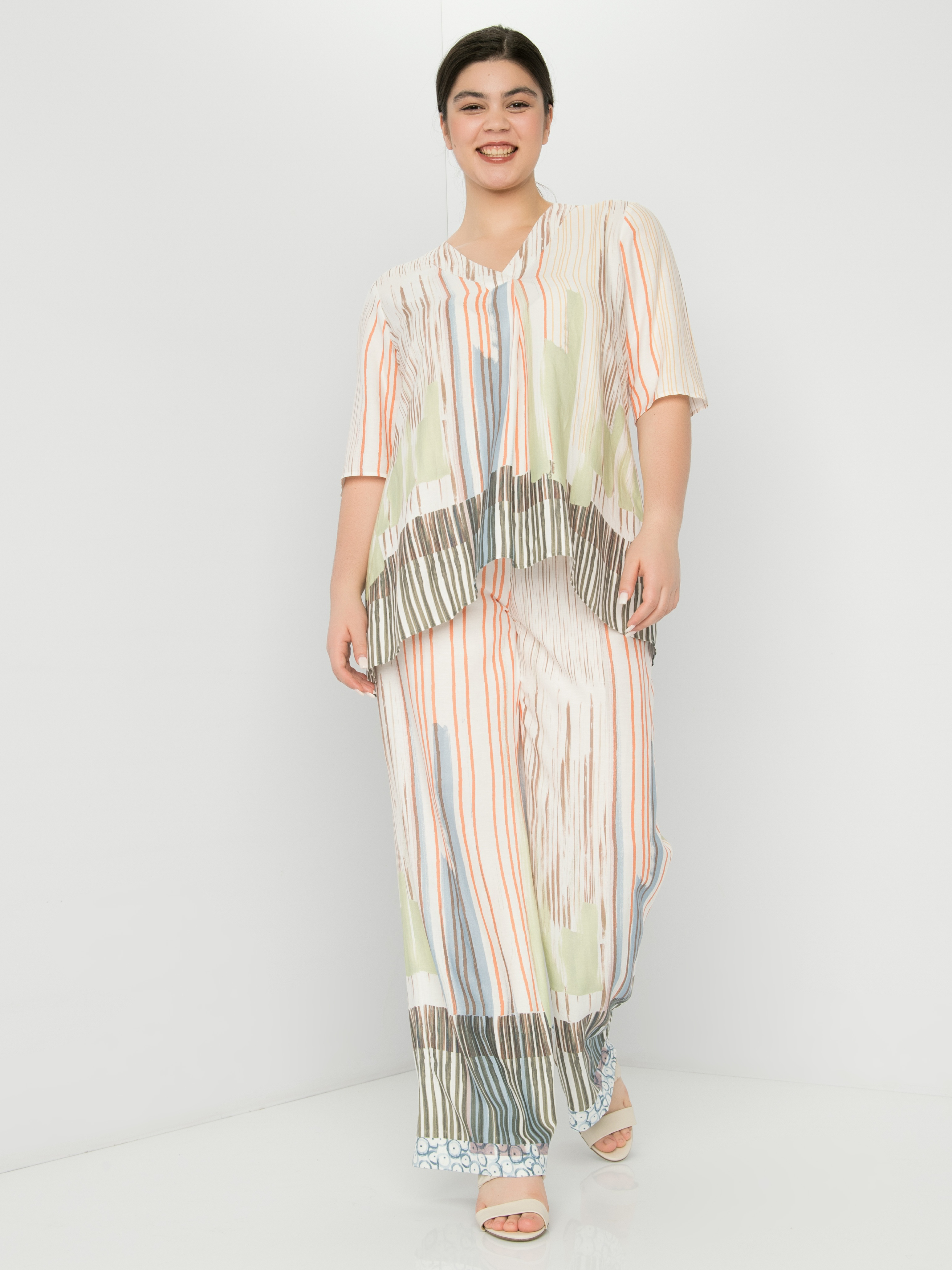 

Блуза женская SAMOON by GERRY WEBER 860033-21211-9702 зеленая 44, 860033-21211-9702