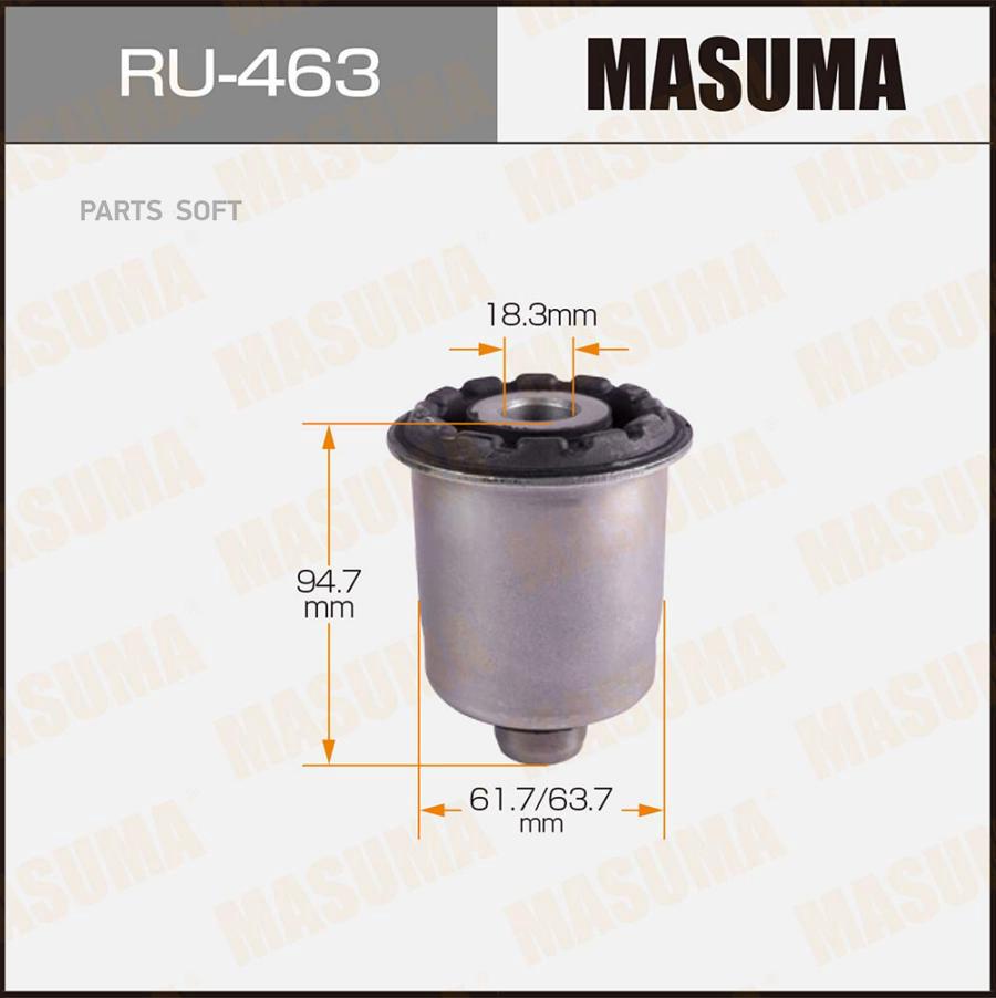 

Сайлентблок SUZUKI задн. MASUMA RU-463