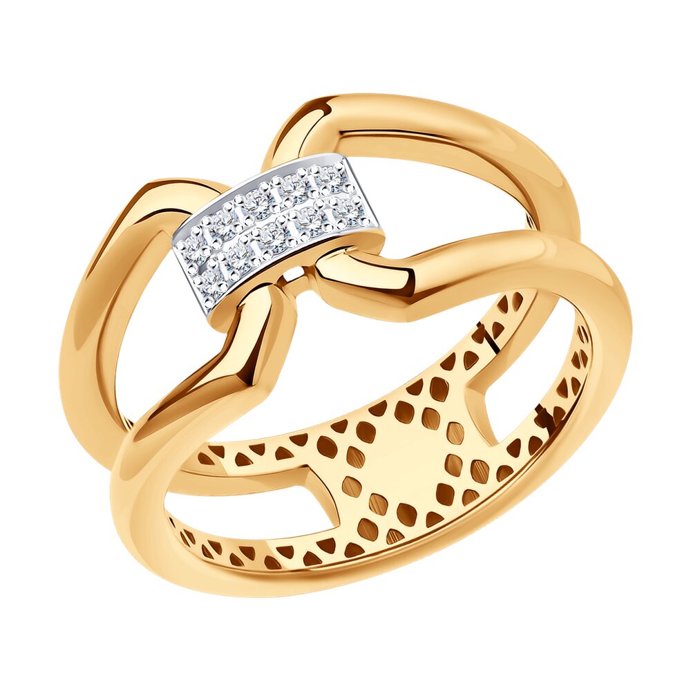 

Кольцо из золота р. 18,5 SOKOLOV Diamonds 1012270, бриллиант, 1012270