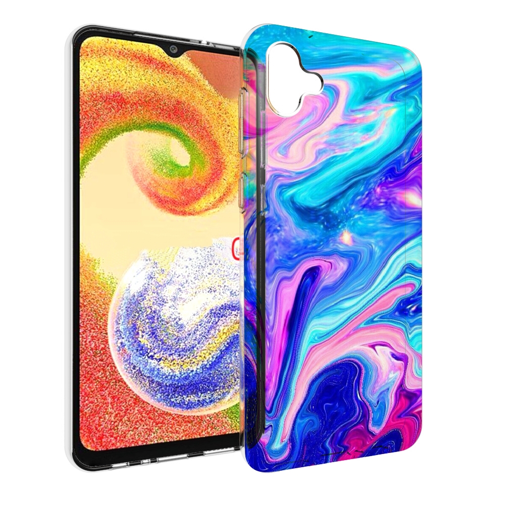 

Чехол MyPads акварельные-краски для Samsung Galaxy A04, Прозрачный, Tocco