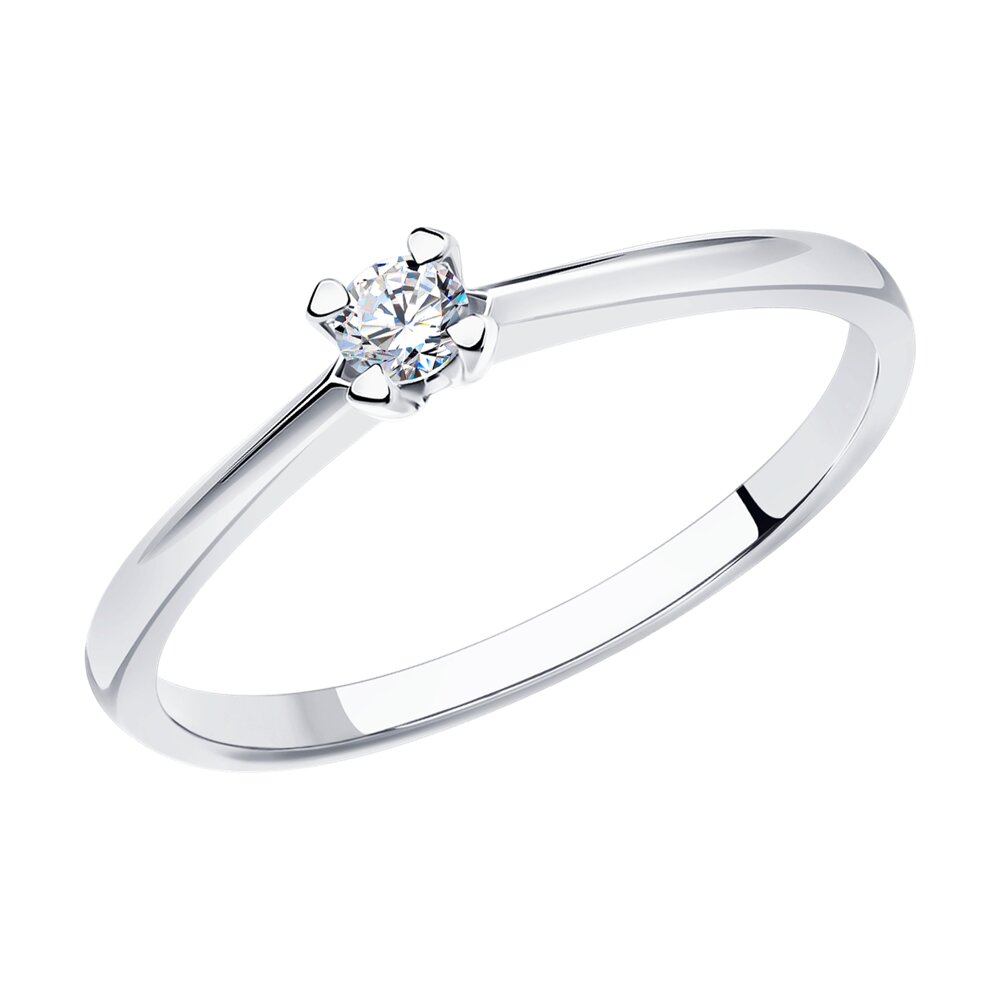 

Кольцо из золота р. , SOKOLOV Diamonds 1012264-3, бриллиант, 1012264-3