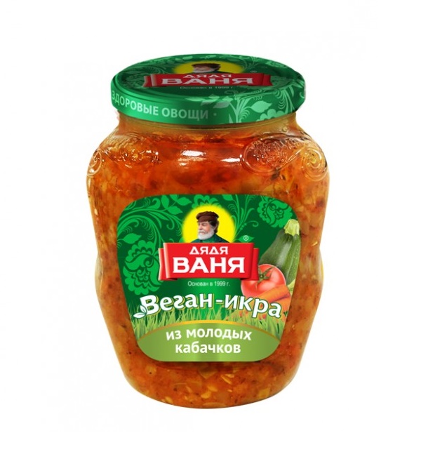 

Веган-икра Дядя Ваня из молодого кабачка 350 г