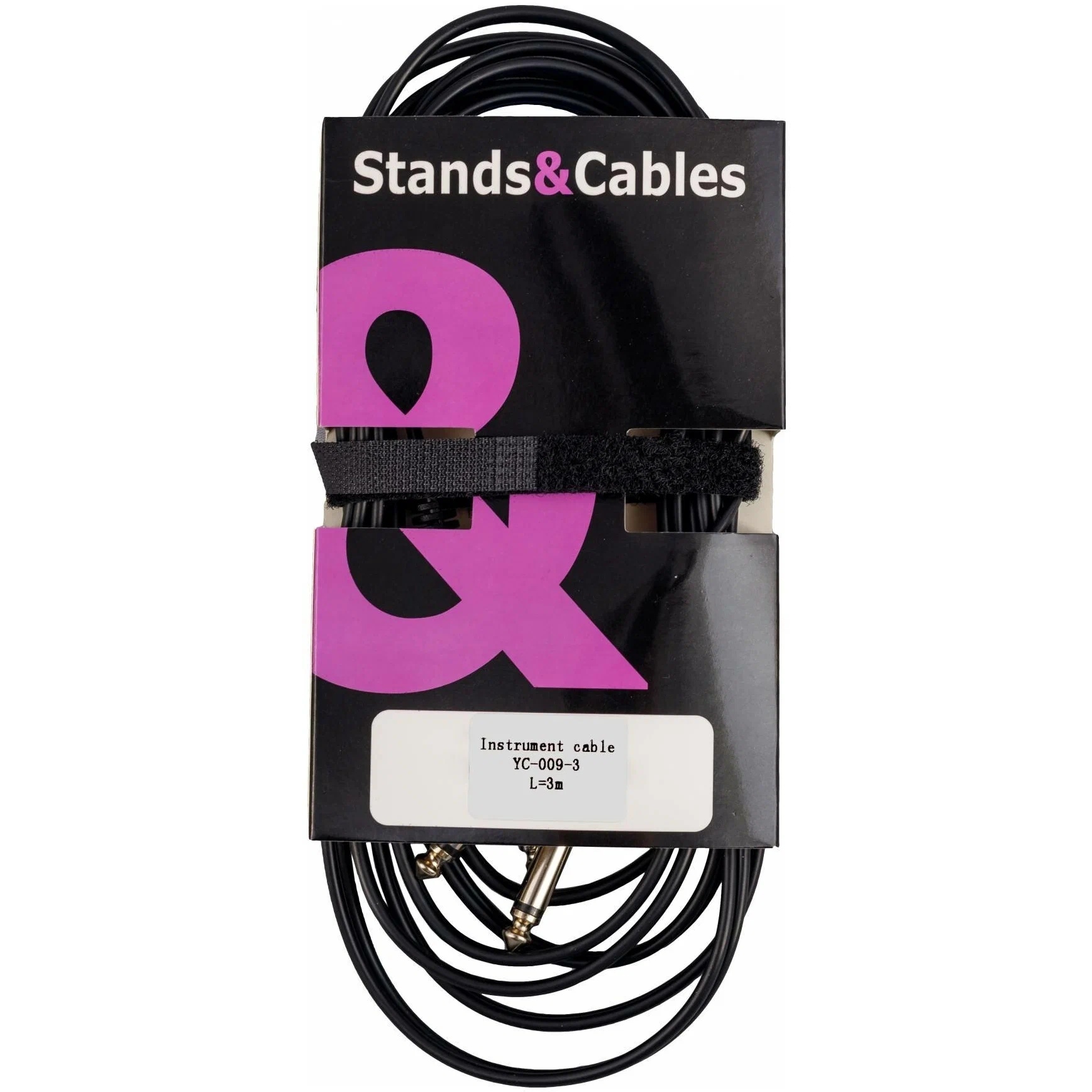 фото Stands cables yc-009-3 - кабель распаянный jack 6,3мм стерео - 2 jack 6.3 мм. моно, длина