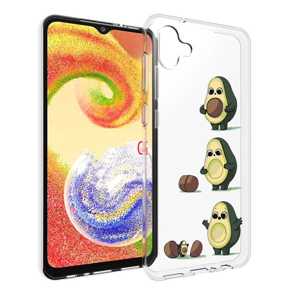 

Чехол MyPads авокадо-с-малышом для Samsung Galaxy A04, Прозрачный, Tocco