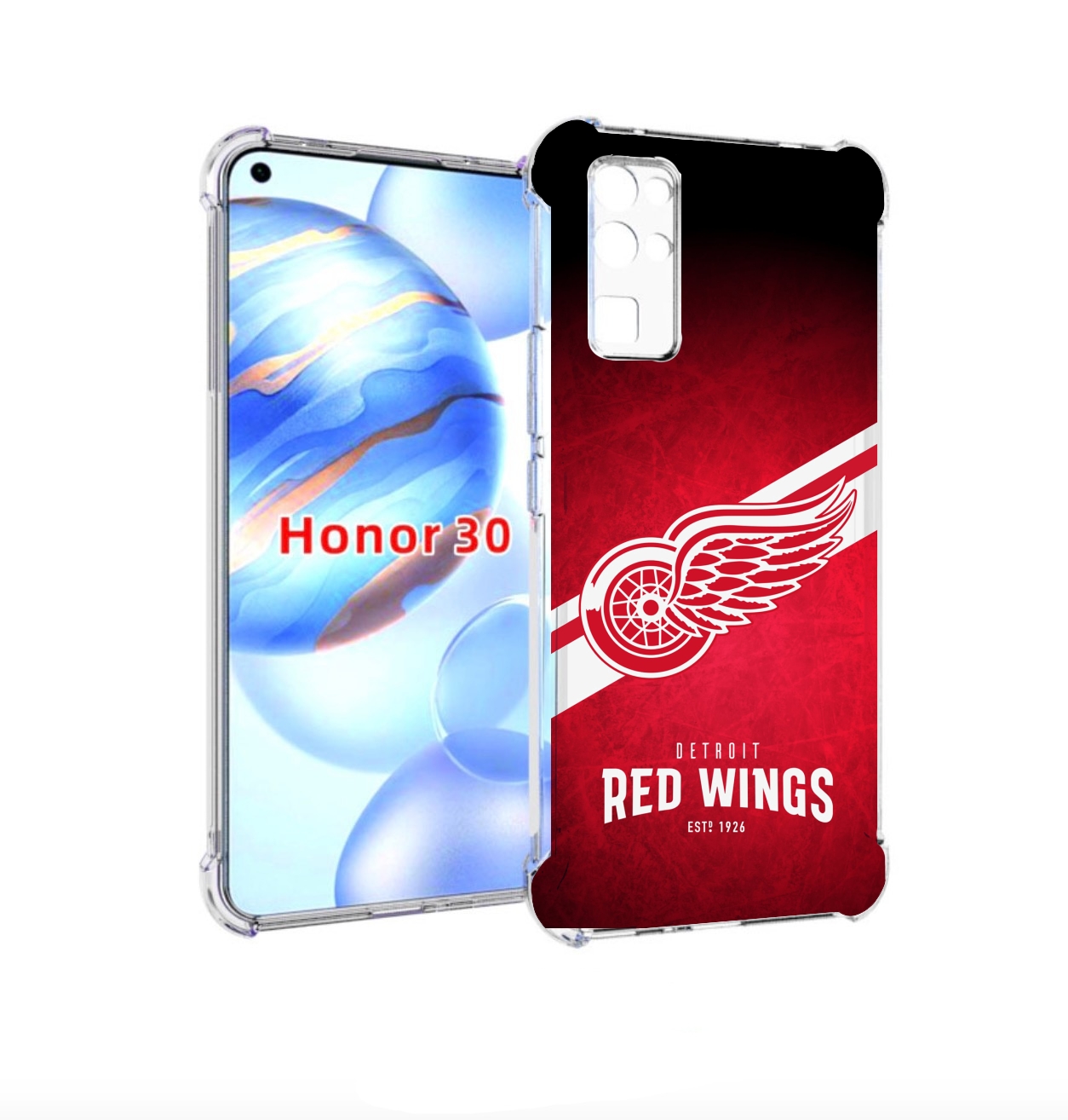 

Чехол бампер MyPads детриот ред вингс мужской для Honor 30 (BMH, Прозрачный, Tocco