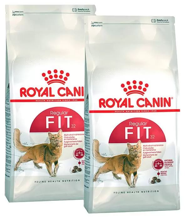 

Сухой корм для кошек ROYAL CANIN FIT 32 для активных, 2шт по 2кг