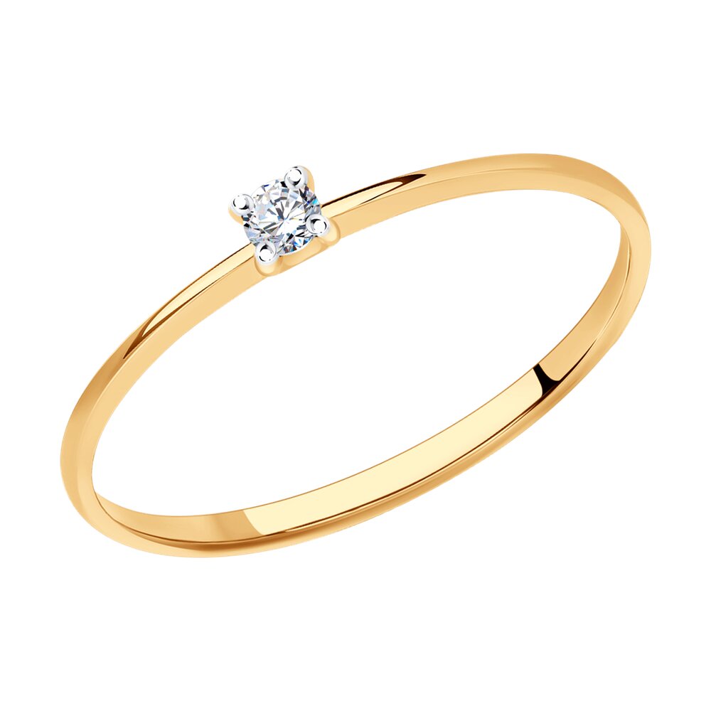 

Кольцо из золота р. , SOKOLOV Diamonds 1012252, бриллиант, 1012252