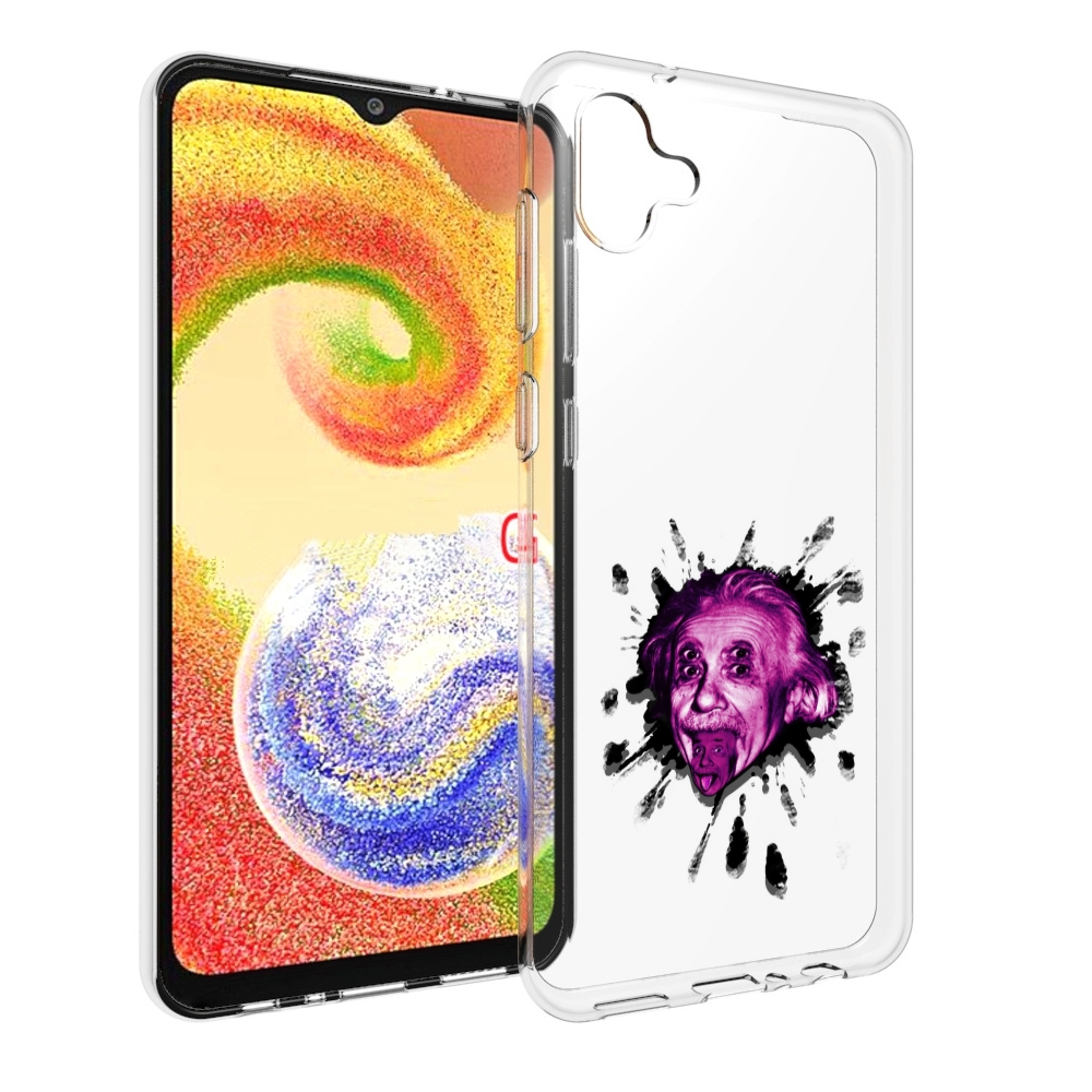

Чехол MyPads Эйнштейн для Samsung Galaxy A04, Прозрачный, Tocco