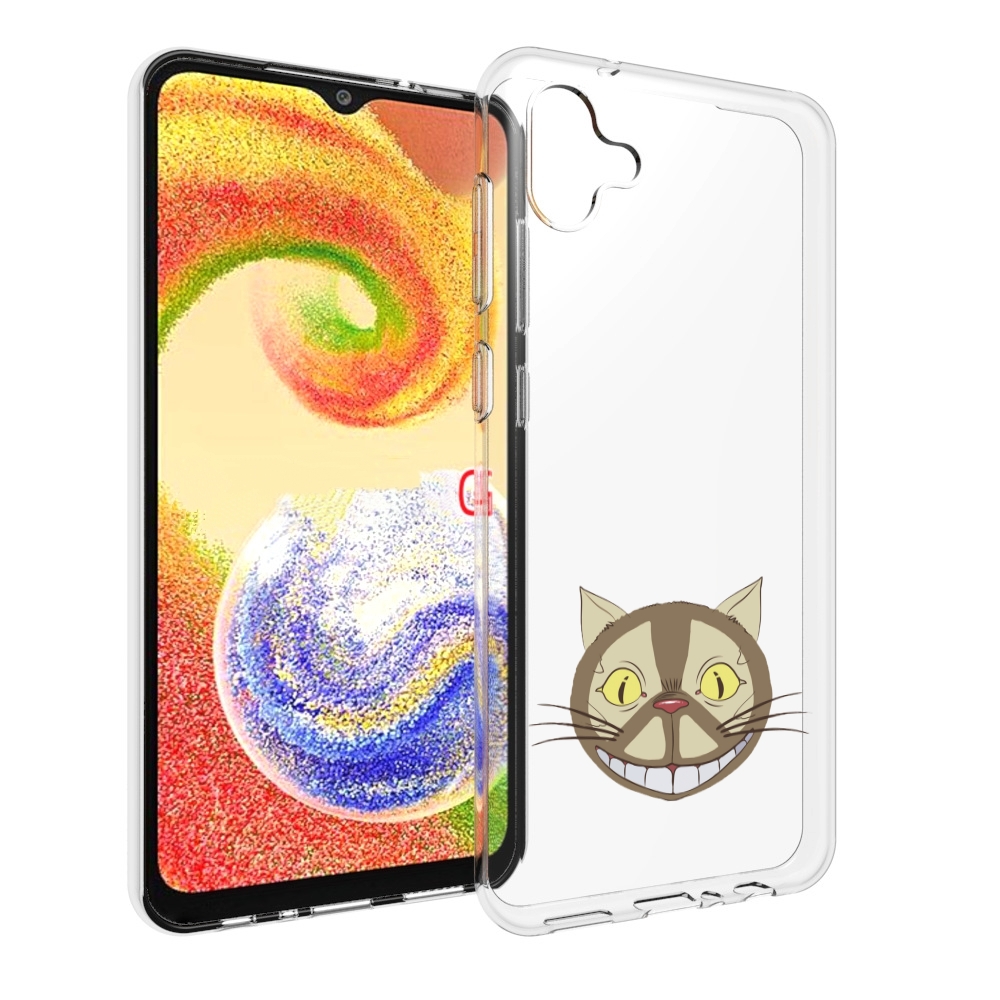 

Чехол MyPads Чеширский кот для Samsung Galaxy A04, Прозрачный, Tocco