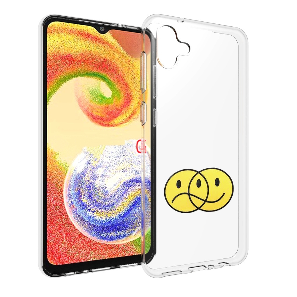 

Чехол MyPads Хиппи для Samsung Galaxy A04, Прозрачный, Tocco
