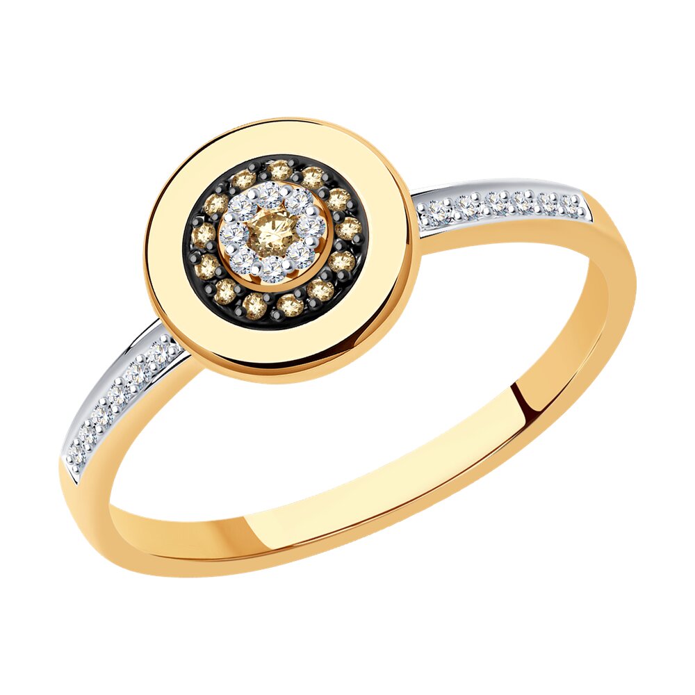 

Кольцо печатка из красного золота с бриллиантом р. 18,5 SOKOLOV Diamonds 1012233, 1012233