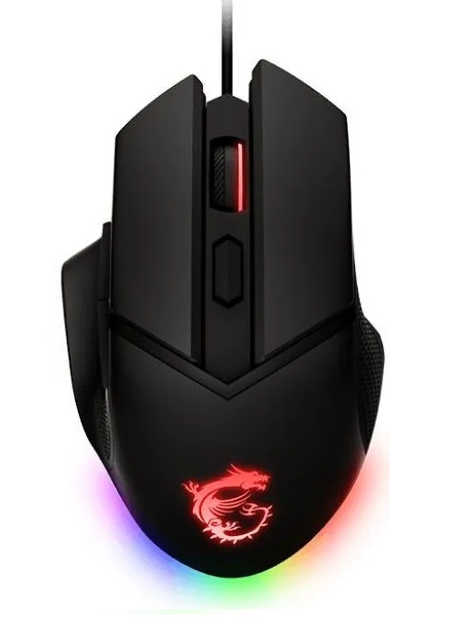 Мышь MSI Clutch GM20 ELITE черный оптическая (6200dpi) USB2.0