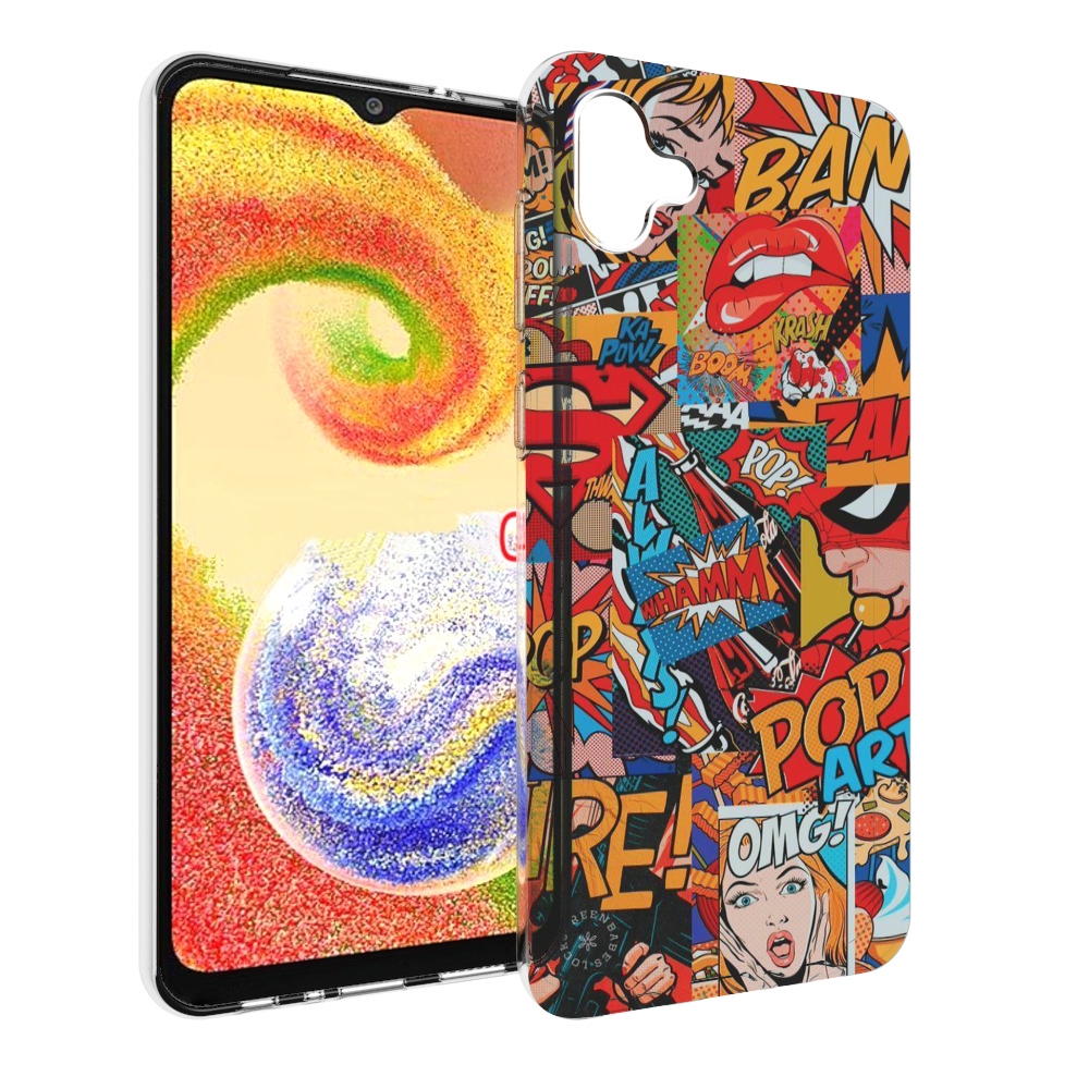 

Чехол MyPads Фон для Samsung Galaxy A04, Прозрачный, Tocco