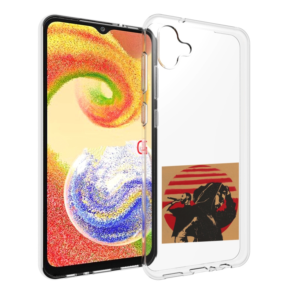 Чехол MyPads Утопия Мияги и Энди панда для Samsung Galaxy A04