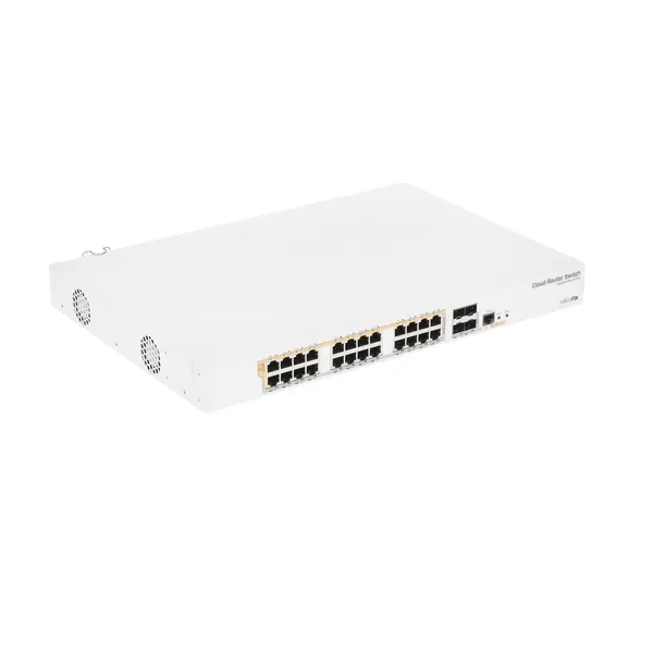 Коммутатор Mikrotik CRS328-24P-4S+RM White