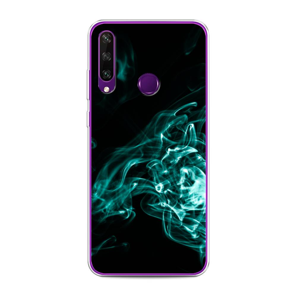 

Чехол для Huawei Y6p "Дым", Голубой;черный, 6103250-3