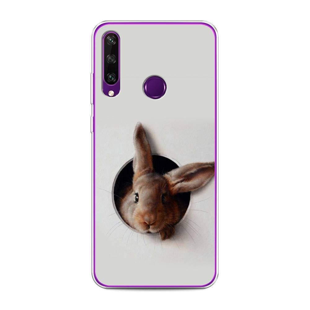 

Чехол для Huawei Y6p "Любопытный кролик", Серый;коричневый, 6103250-1