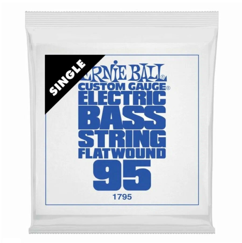 

Ernie Ball 1795 - одиночная струна для бас-гитары. Сталь, Flat Wound, калибр .095