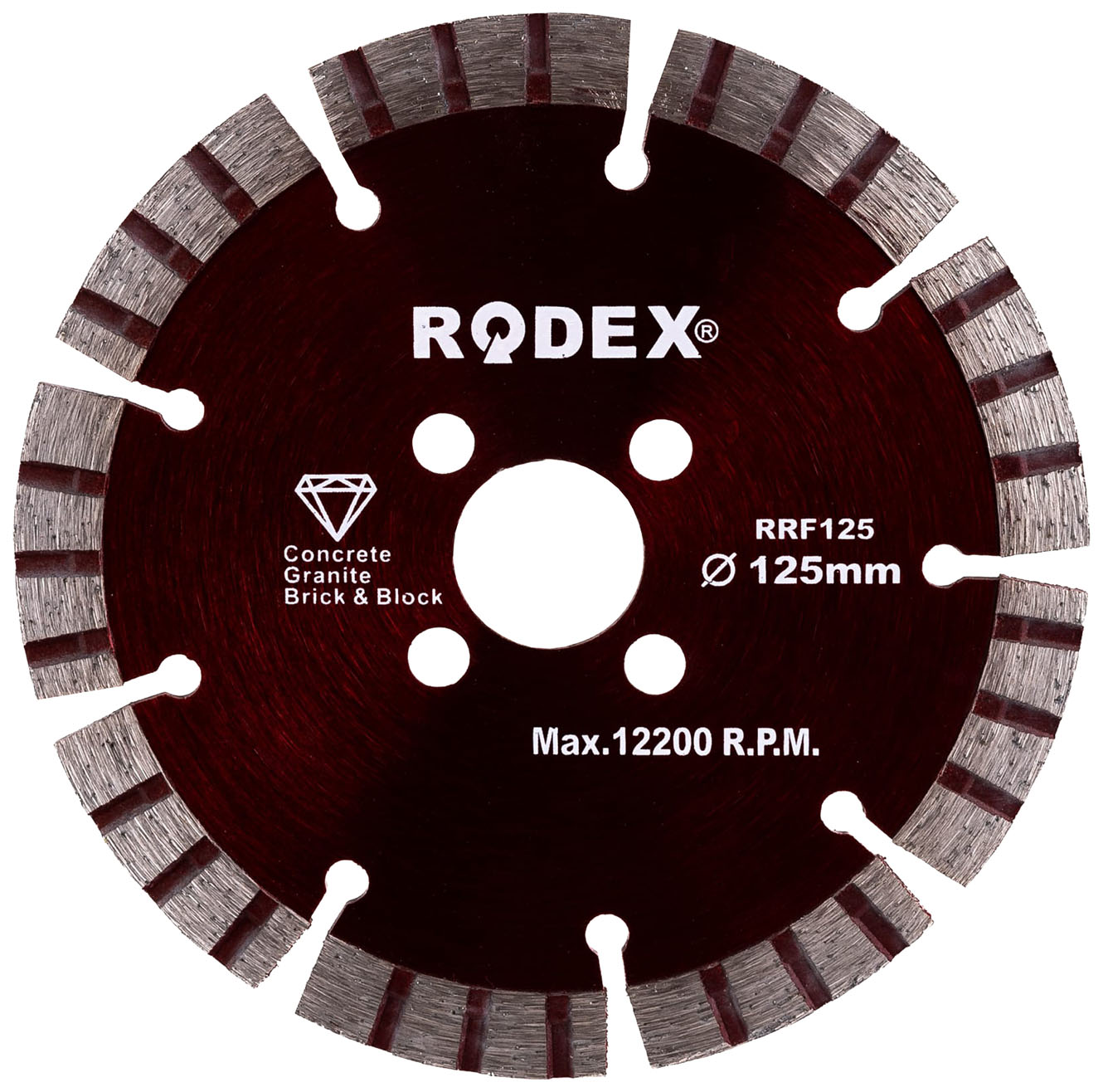 фото Bull алмазный диск 125мм rodex rrf125