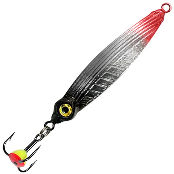 

Блесна зимняя AQUA НИМФА 6,0g, 02 (серебро, черный и красный металлик) 2 шт.., Серебристый;черный;красный, зимняя НИМФА