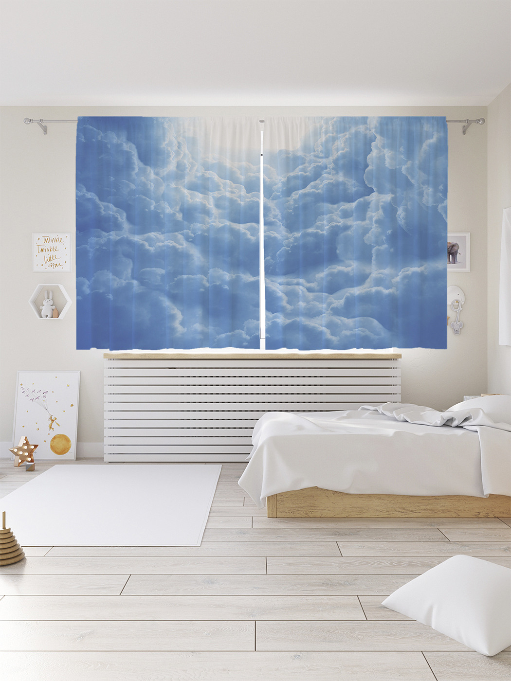 

Шторы с фотопечатью "Небесный тоннель" из сатена, 290х180 см