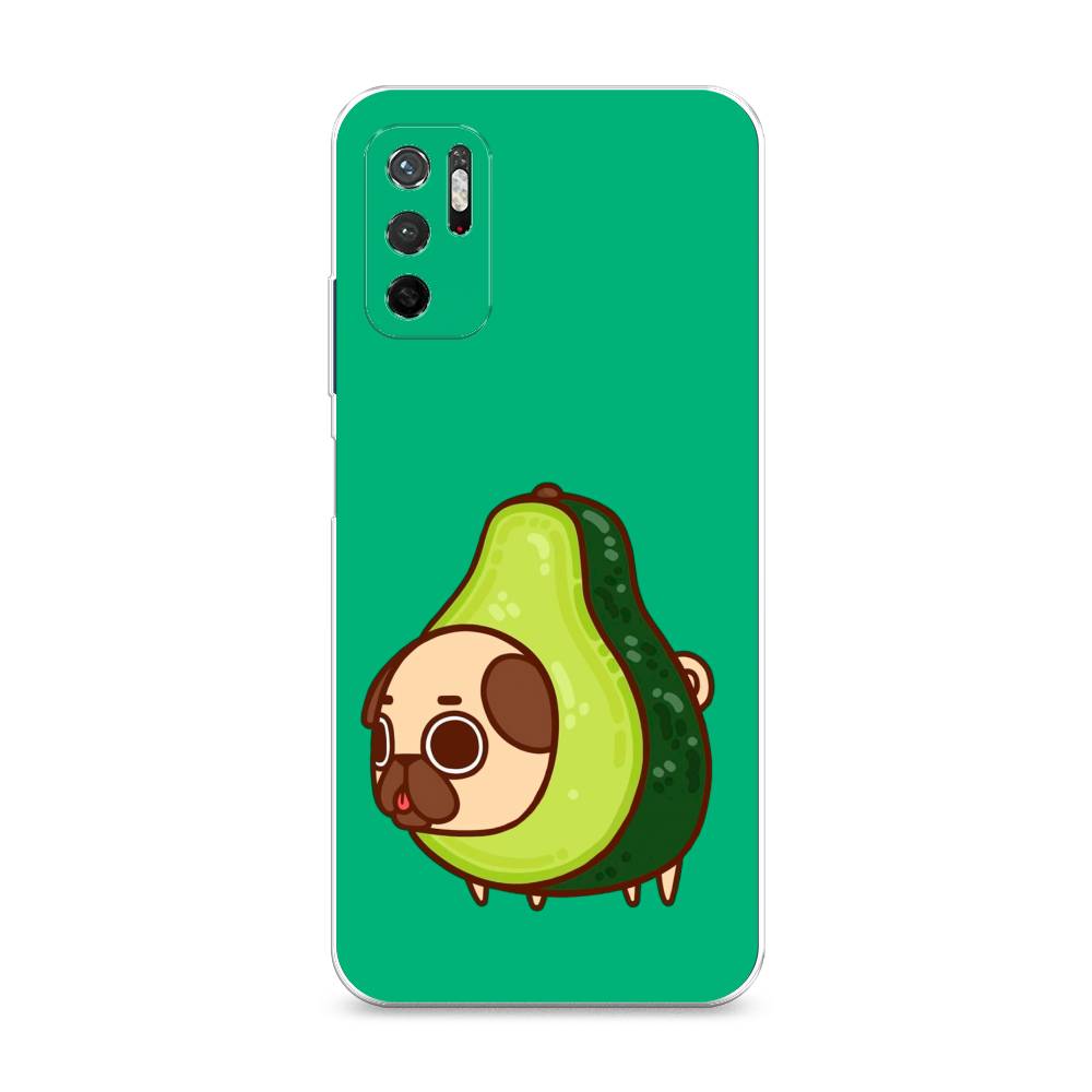 

Чехол на Xiaomi Redmi Note 11SE "Мопс авокадик", Зеленый, 315950-1