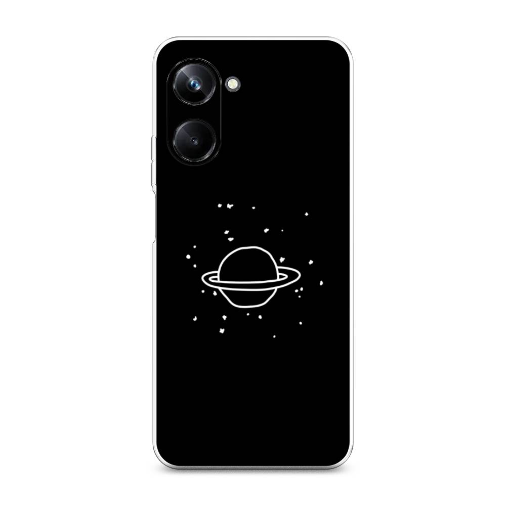 

Чехол Awog на Realme 10 Pro "Дудл Юпитера", Белый;черный, 2512550-4