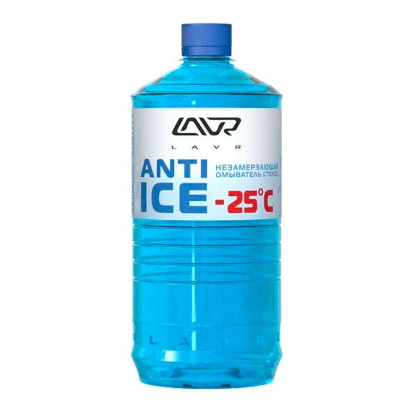 фото Жидкость для стеклоомывателя зимняя до -25°c lavr anti ice 1 л