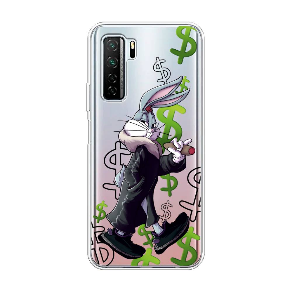 

Чехол на Huawei P40 Lite 5G/Nova 7 SE/Honor 30S Global "Rich Bugs Bunny", Зеленый;черный;голубой, 6103050-6