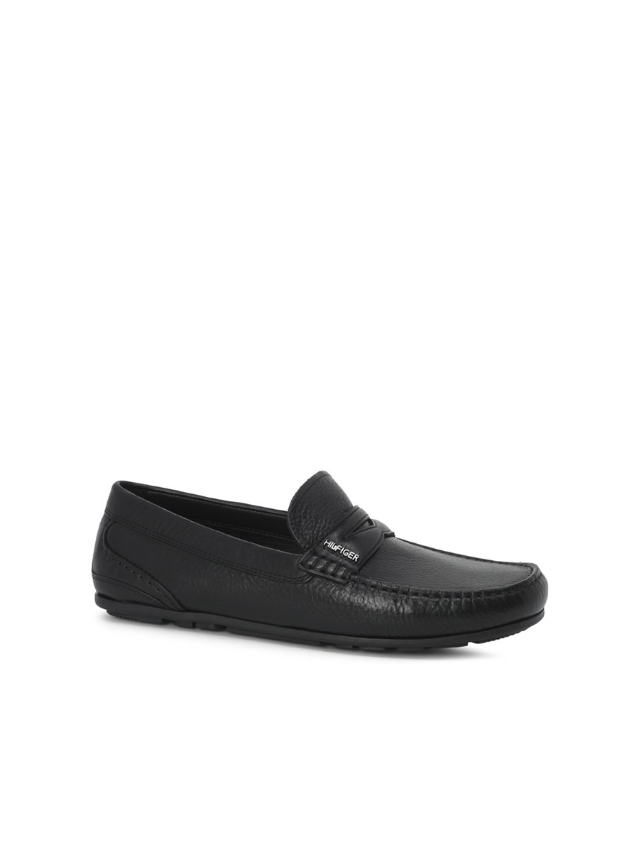 

Мокасины мужские Tommy Hilfiger FM0FM03242 черные 45 EU, FM0FM03242