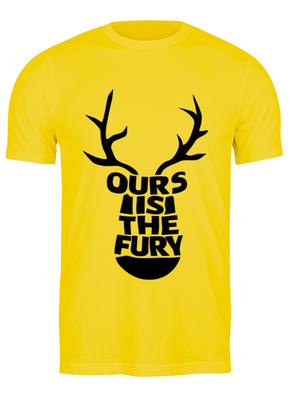 

Футболка мужская Printio Нам ярость (ours is the fury) желтая L, Нам ярость (ours is the fury)